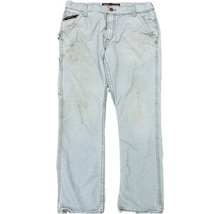 Ariat FR M4 Workhorse Pants 38x34 Charcoal Canvas CAT 2 Flame Resistant Work